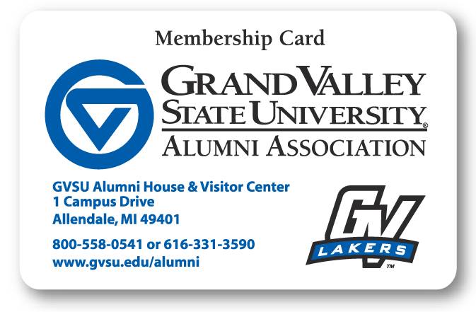 GVSU Alumni Association Membership card